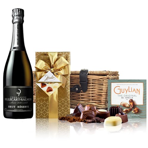 Billecart Salmon Le Reserve Champagne 75cl And Chocolates Hamper